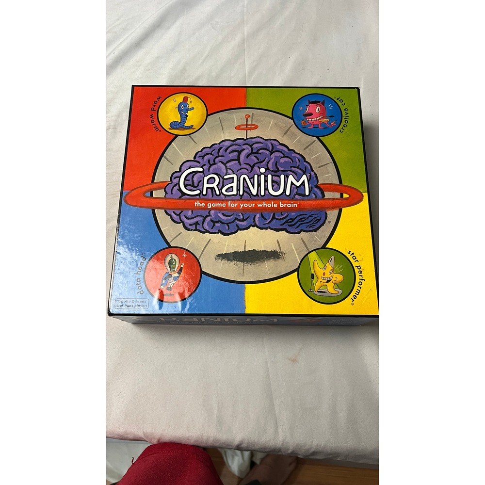 Cranium Board Game 2002 Edition Game For Your Whole Brain Complete Party Game